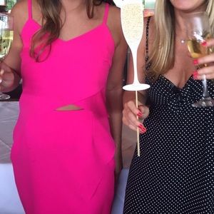 COPY - Hot Pink Elliott Tulip Dress